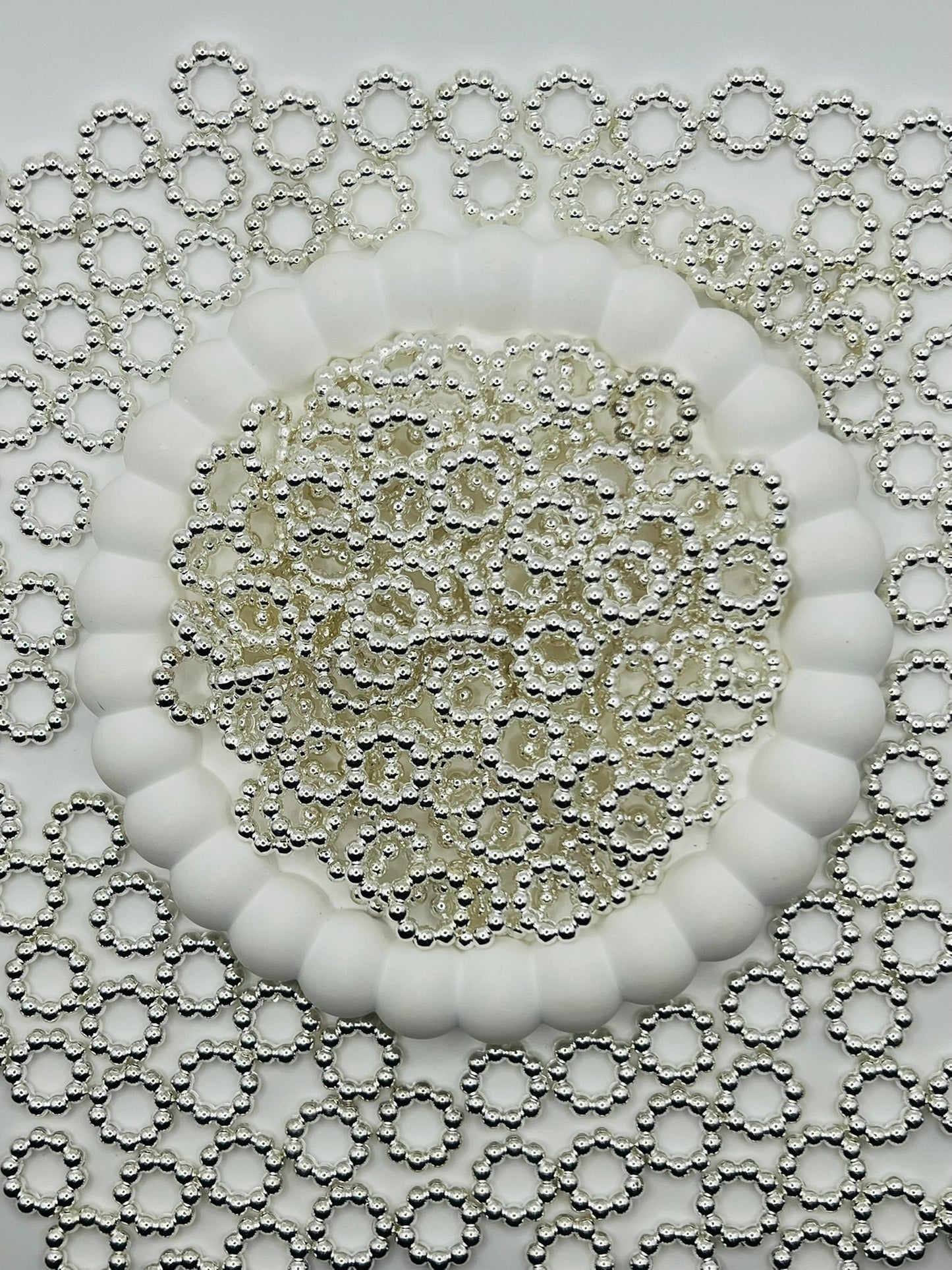 Metallic Round Bubble Spacers 15mm