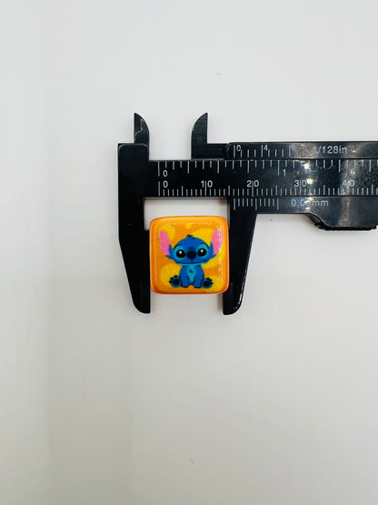 Blue Alien  Character Cube Beads Mix Designs