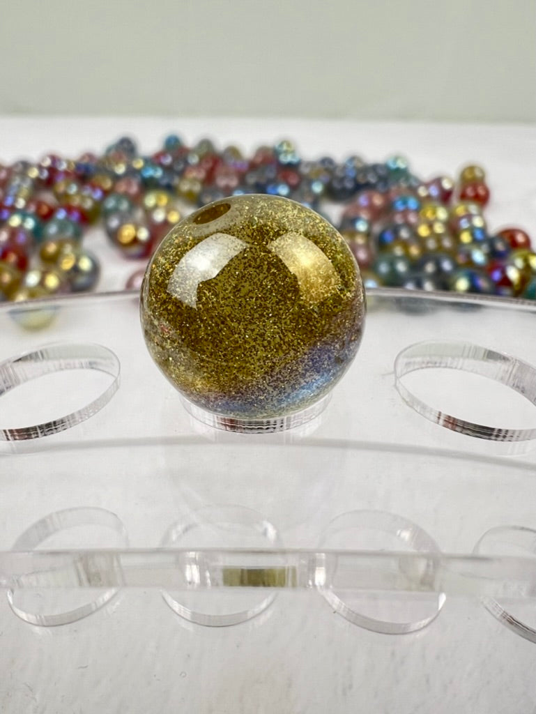 Extra Fine Extra Glitter Round Beads -16mm