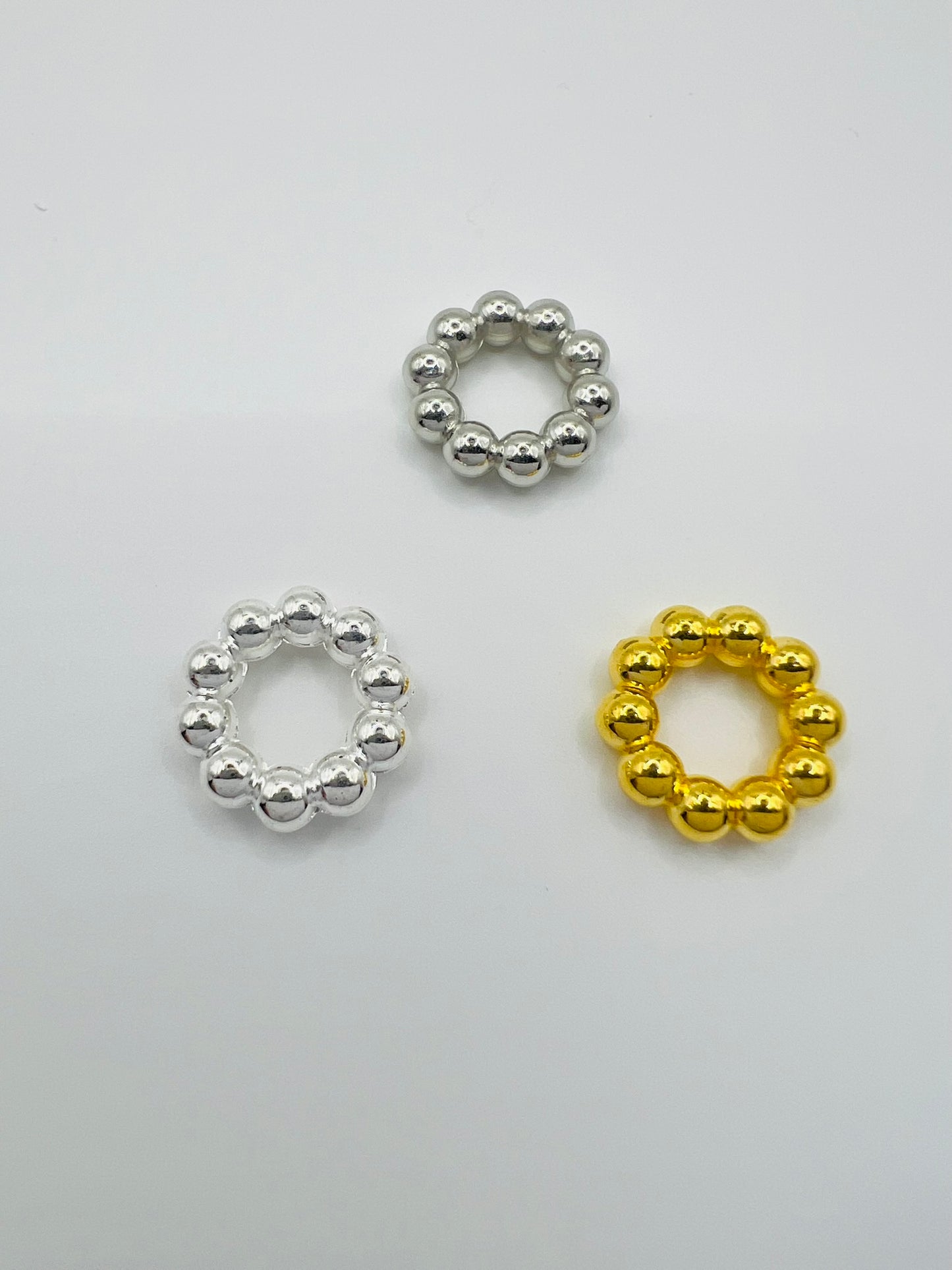 Metallic Round Bubble Spacers 15mm