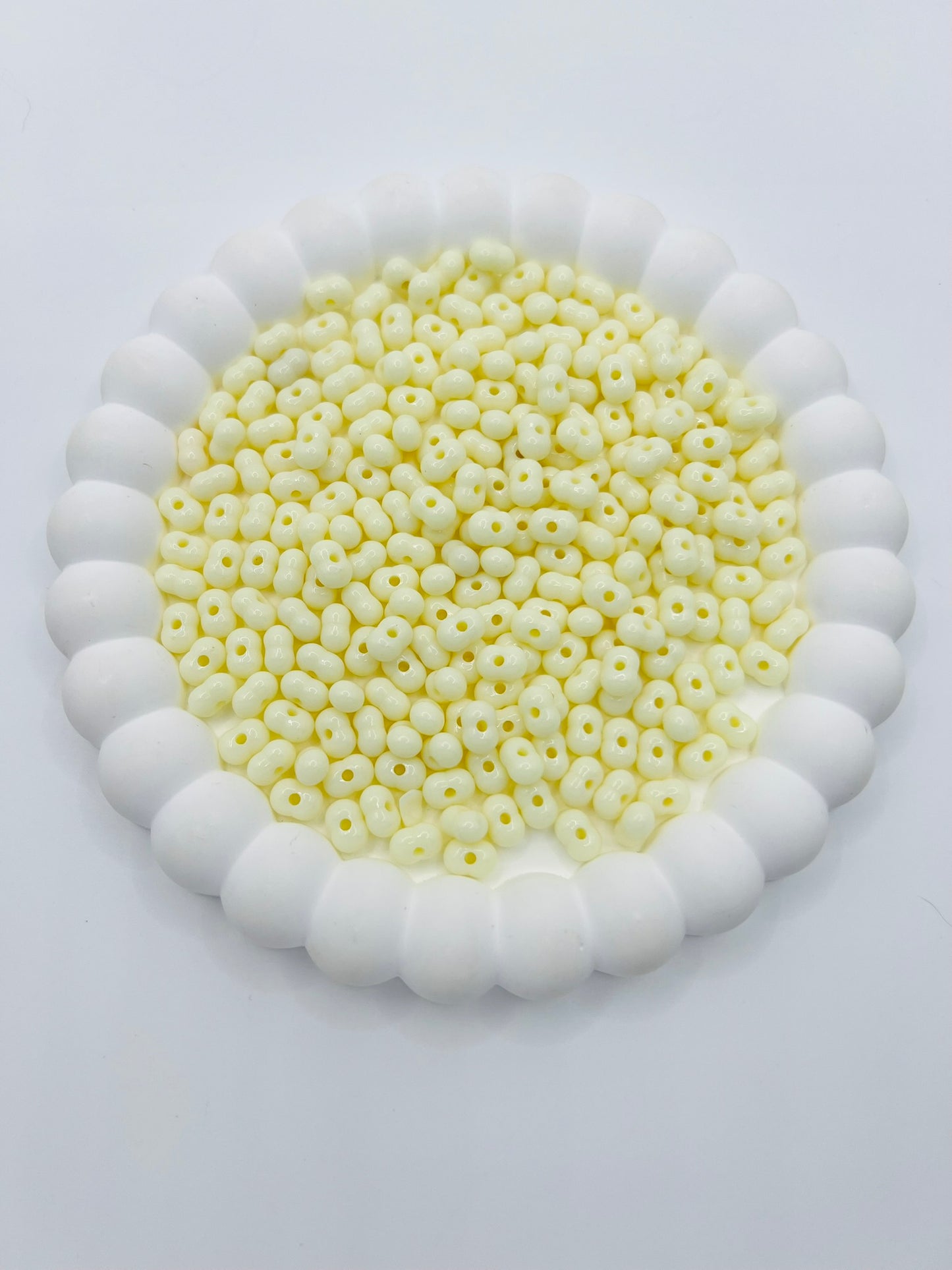Acrylic Peanut Beads Solid Color 4x8