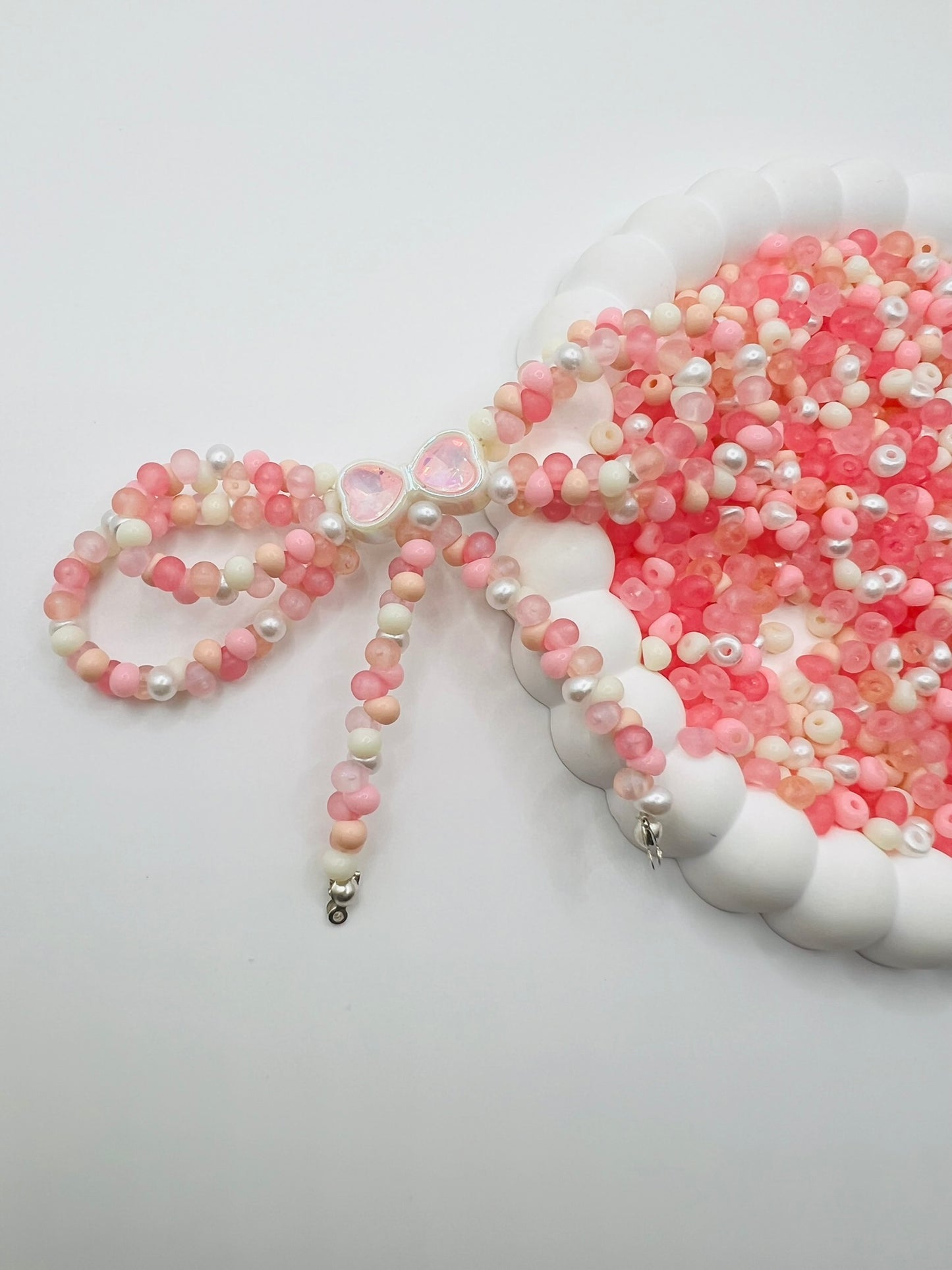 Acrylic Teardrop Beads Pink Mix 4mm